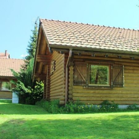 L'Ours Noir Chalet En Rondins La Bresse Exteriör bild