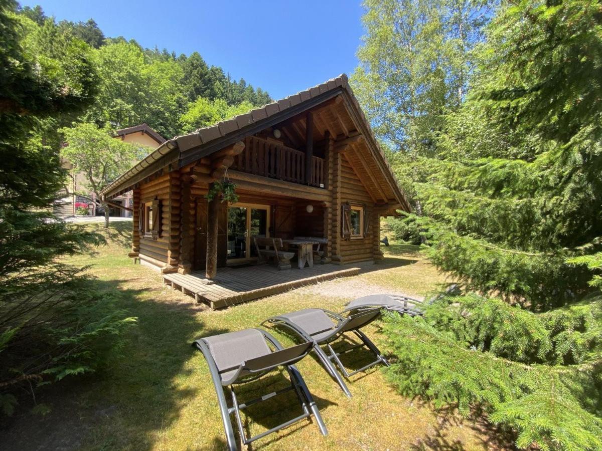 L'Ours Noir Chalet En Rondins La Bresse Exteriör bild