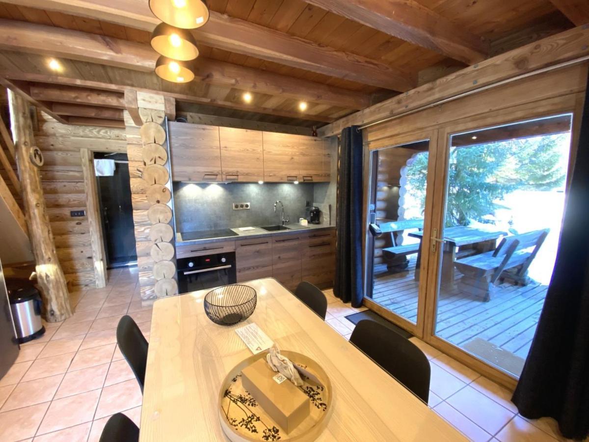 L'Ours Noir Chalet En Rondins La Bresse Exteriör bild
